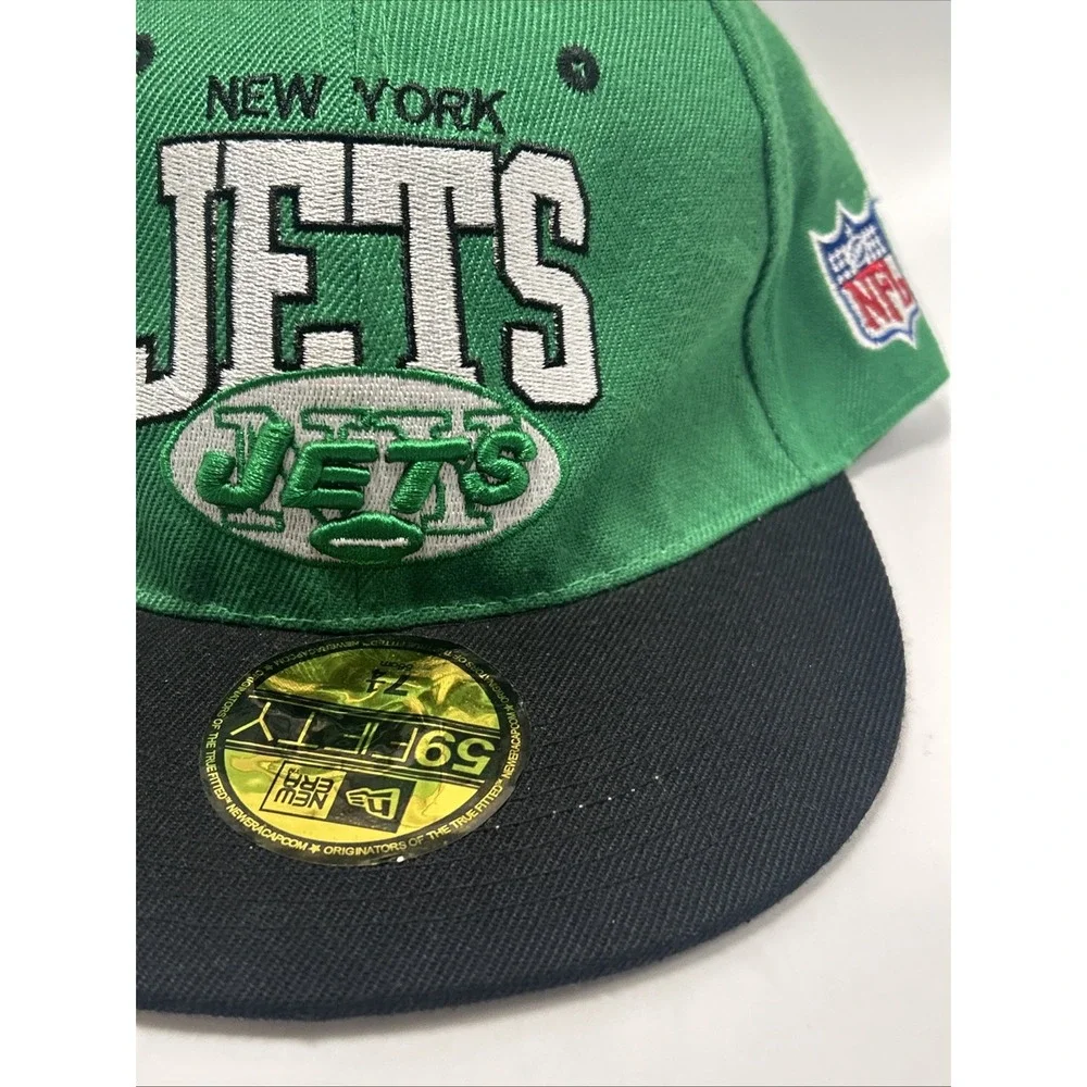 NFL New York Jets Mitchell & Ness Arch Logo Snapback Hat Cap Green Black